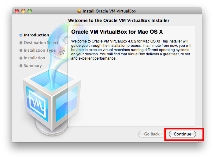 installing operating system on virtualbox for mac